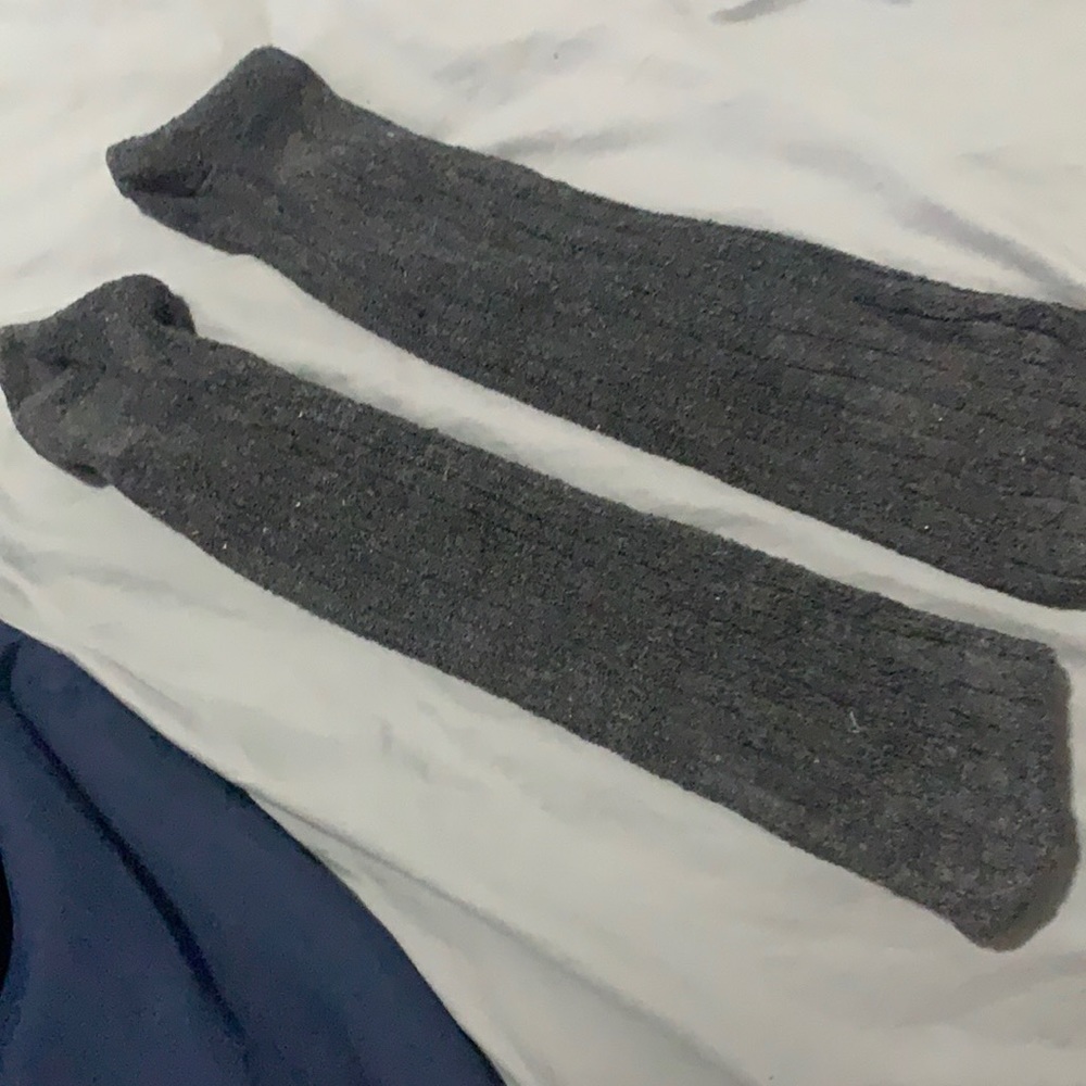 Winter stockings grey